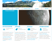 Tablet Screenshot of gacb.astrofili.org