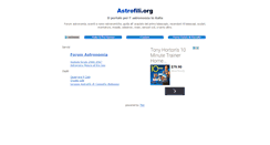 Desktop Screenshot of afa.astrofili.org