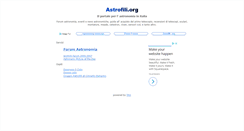 Desktop Screenshot of gaa.astrofili.org