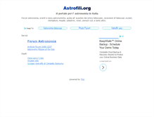 Tablet Screenshot of gaa.astrofili.org